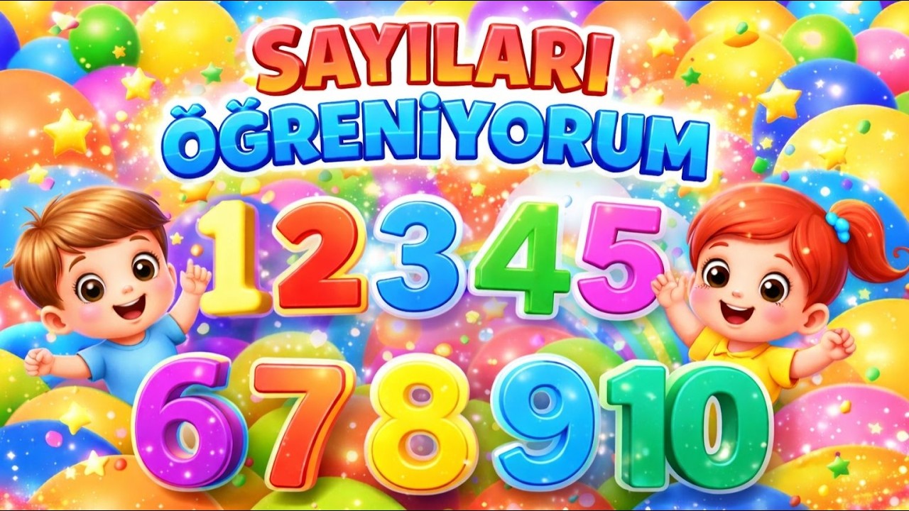 SAYILARI ÖĞRENİYORUM | 1’den10'a Sayılar | Eğitici Çocuk Şarkısı 🎵