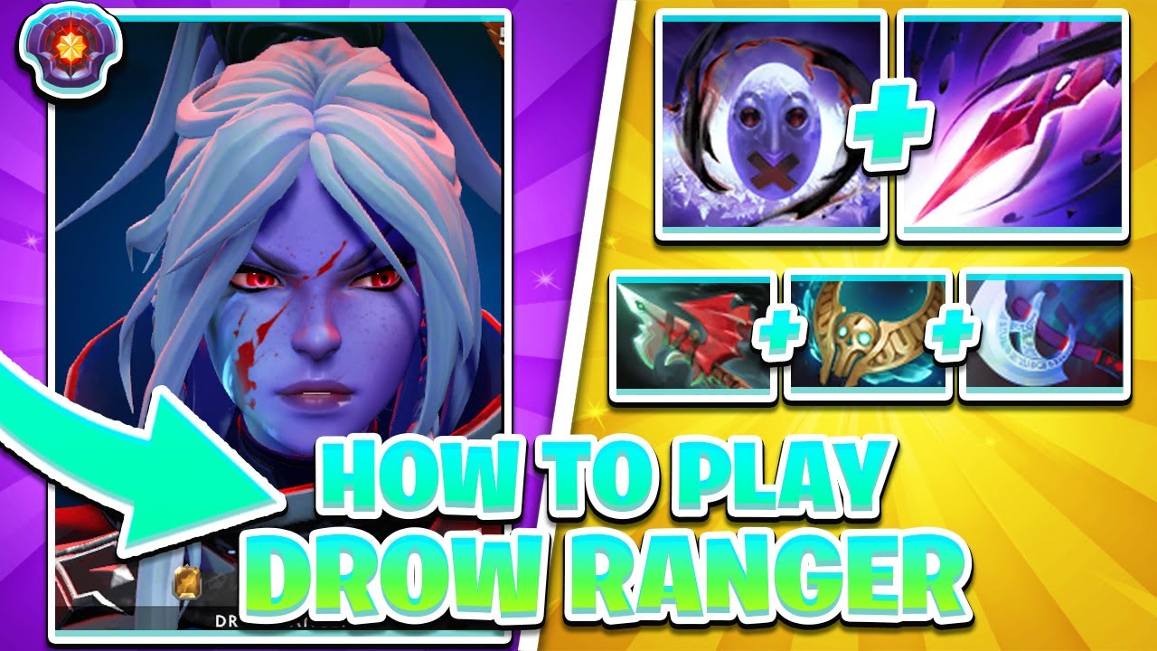 Как играть за Drow Ranger в Dota 2
