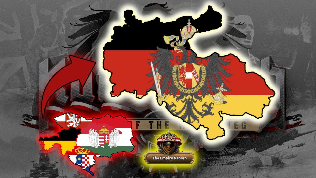 AUSTRIA Creates SUPER GERMANY - HOI4 Kaiserreich Austrian Empire Timelapse