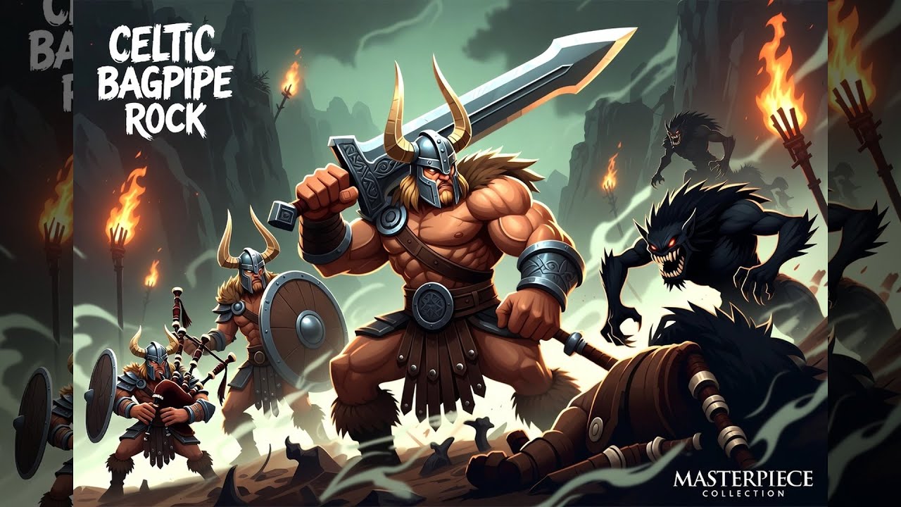 Celtic Rock Bagpipe Music - Epic Instrumental Playlist - Vol. 02