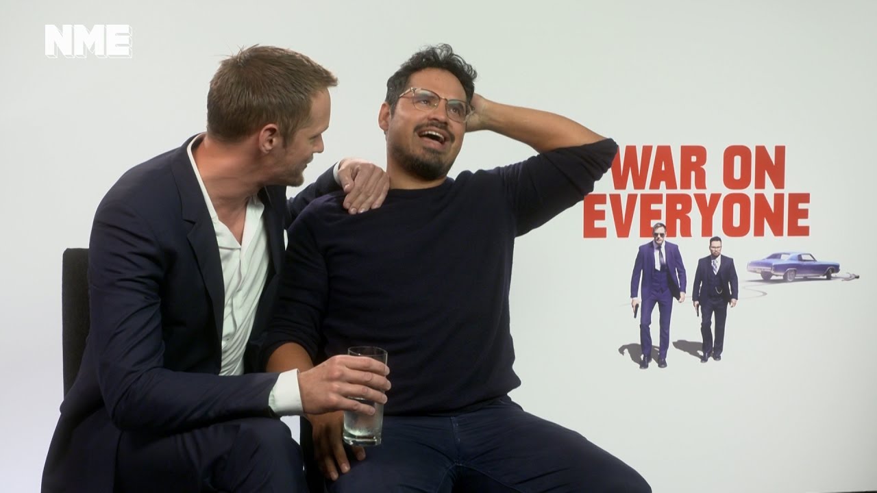 Alexander Skarsgård and Michael Peña talk War On Everyone