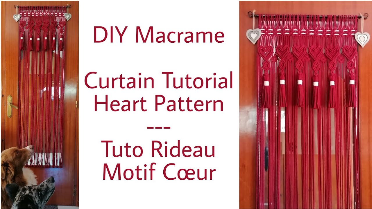 DIY Macrame Door Curtain Tutorial EN-FR Tuto Rideau porte #3