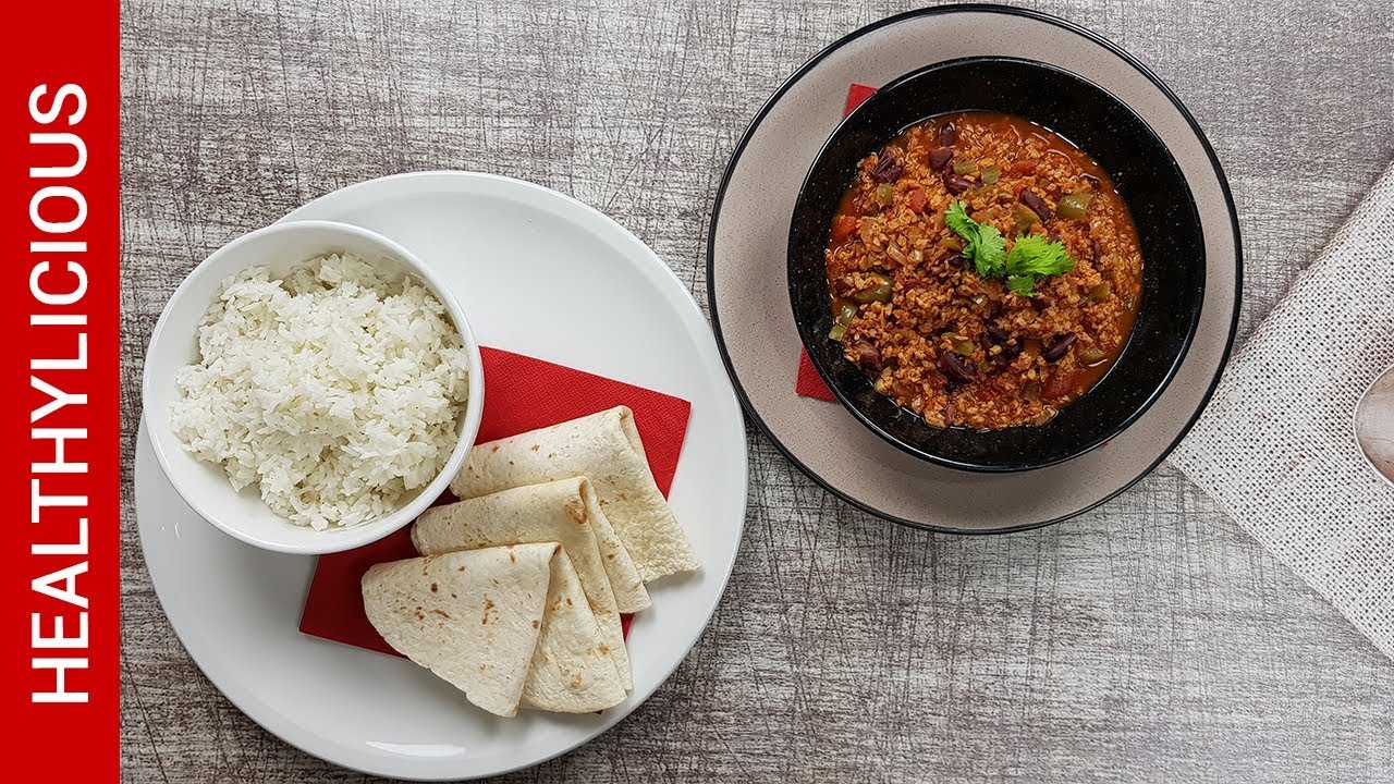 Chilli Con Soya | Vegan Recipe | Healthylicious