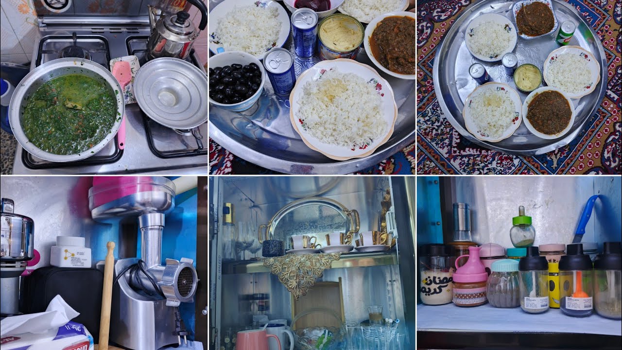 يوم في بيت أهلي -رتبت الكاونتر لاستقبال شهر رمضان 🌜-سرمرك السبيناغ -أجواء الزيارة🤲