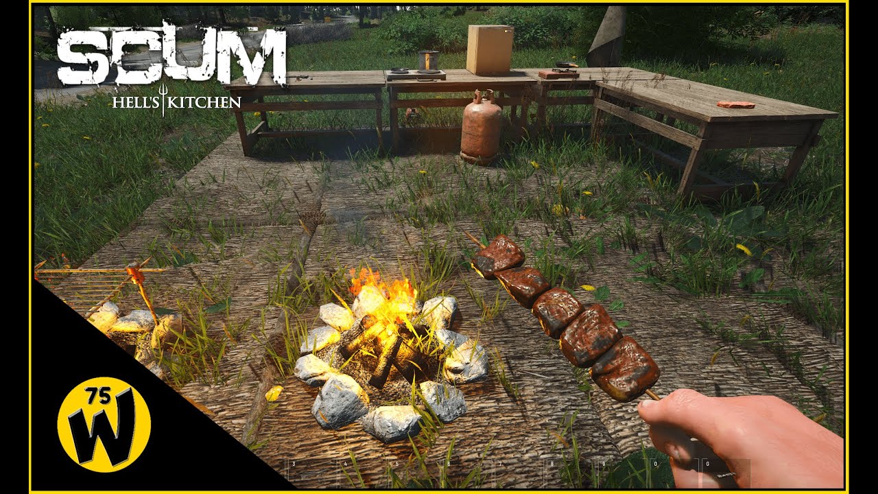 SCUM 0.85 - Cooking Al Fresco And What You Will Need