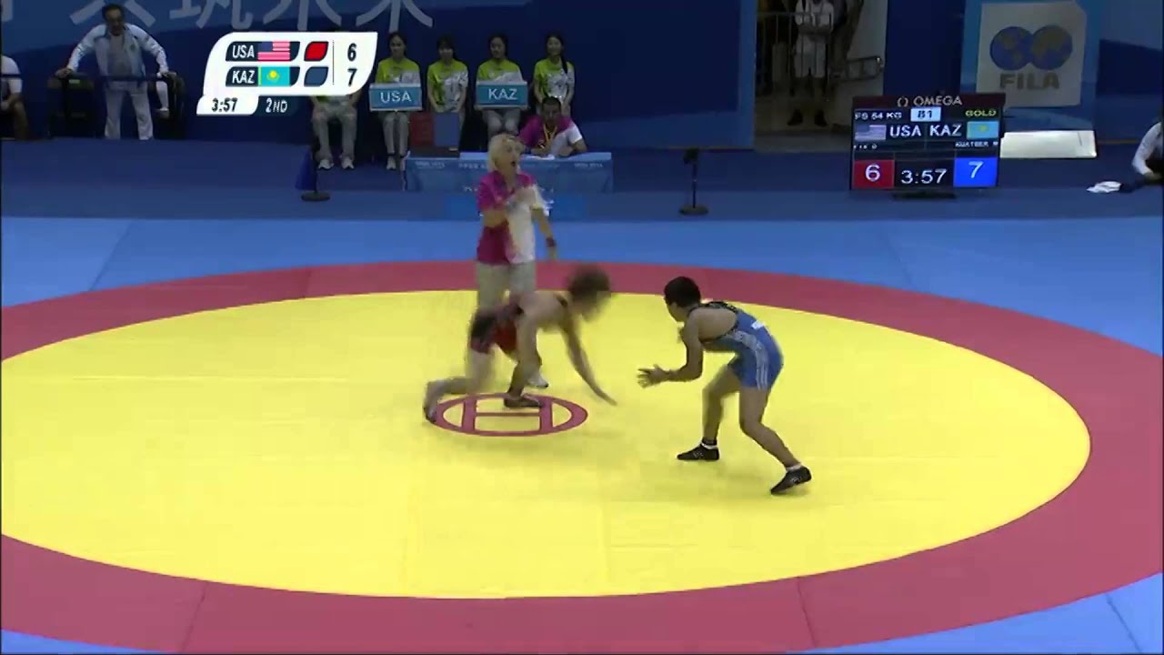 Kazakhstan Wins Men's 54Kg Freestyle Wrestling Gold - Highlights | Nanjing 2014 Youth Olympic Games