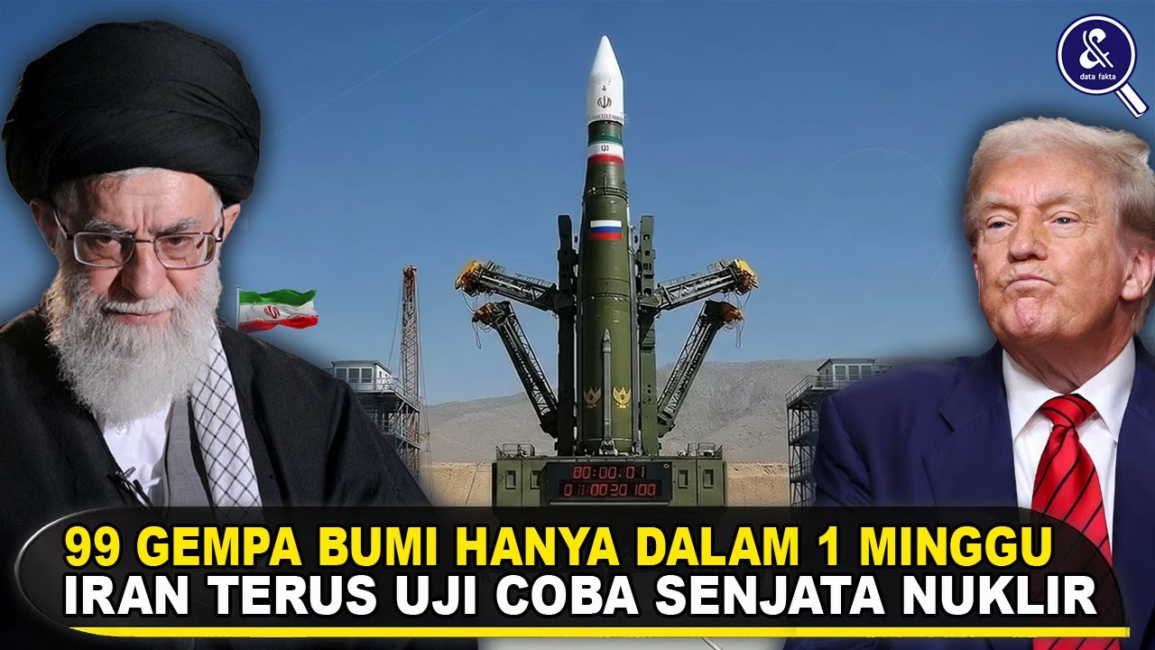 IRAN MAKIN MENGERIKAN! 99 GEMPA BUMI DALAM SEMINGGU! Iran Uji Coba Senjata Nuklir Untuk Hadapi AS