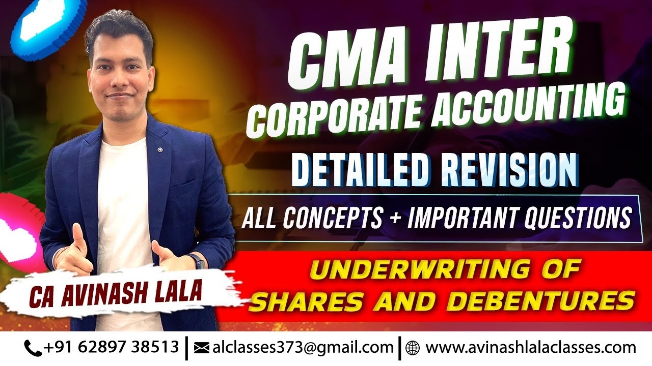Corp. Acc Detailed Revision| All Concepts + Imp Questions | Underwriting of Shares and Debentures