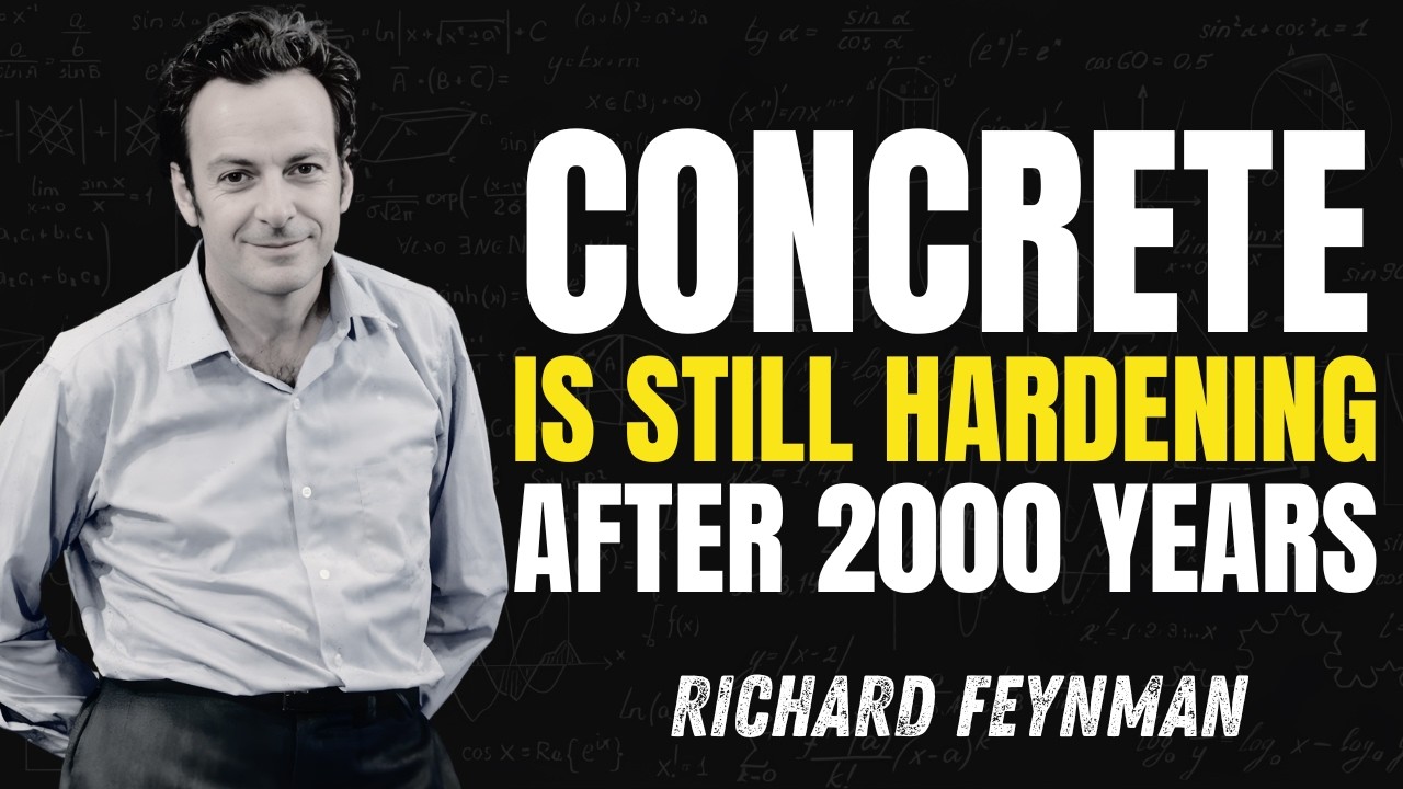 CONCRETE Is Still Hardening After 2000 Years — Feynman Was Right