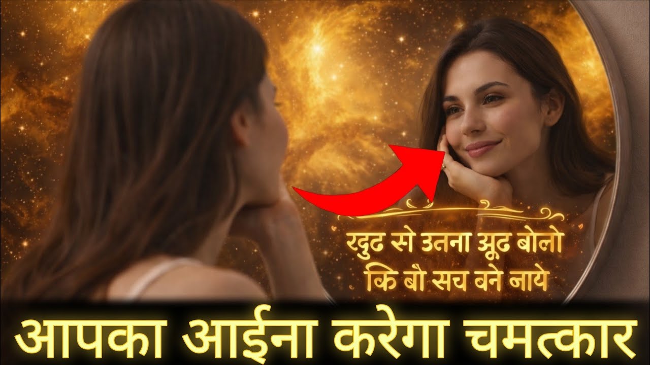खुद से इतना झूठ बोलो कि वो सच बन जाए, आईना करता है ऐसे जादू  || Mirror Manifestation || LOA