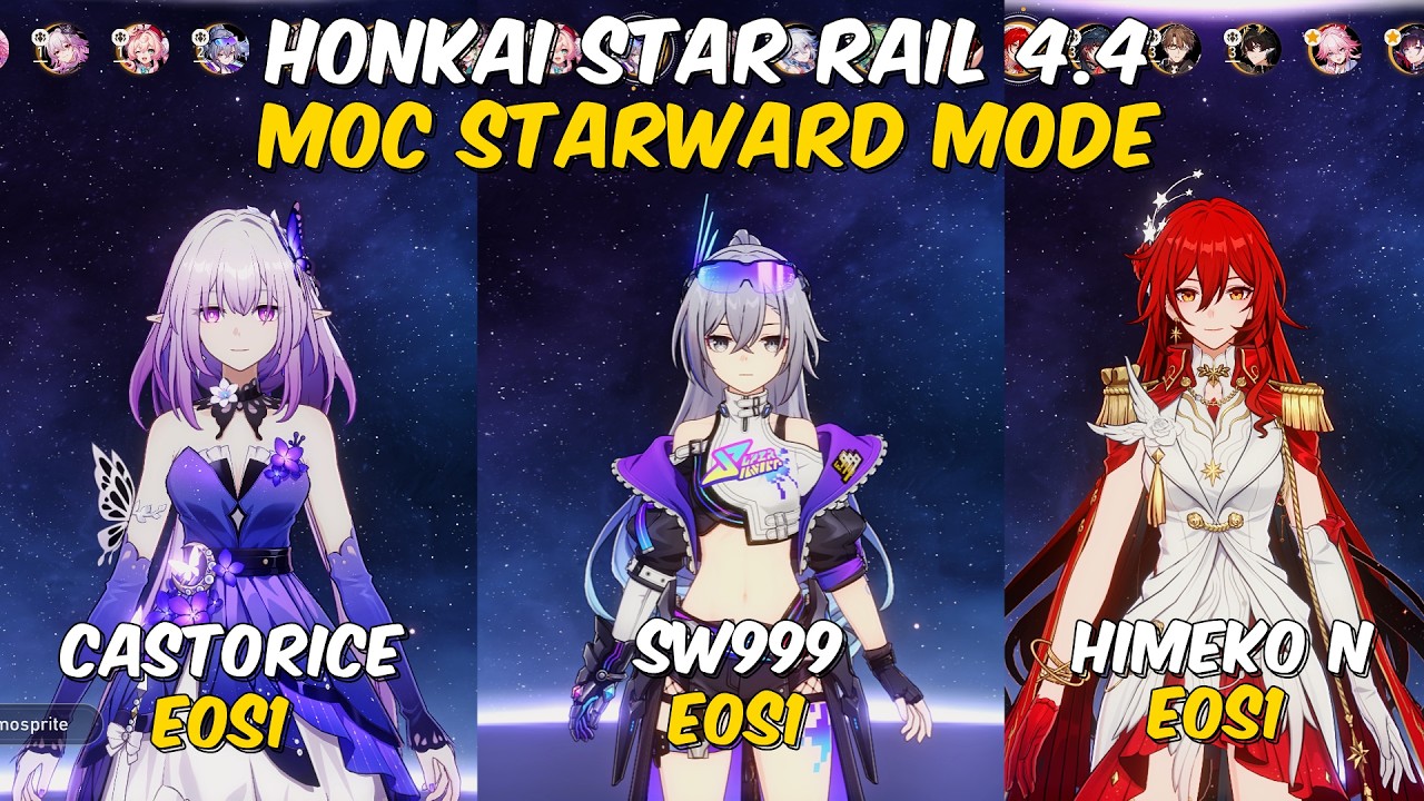 NEW MEMORY OF CHAOS 4.4: STARWARD MODE - CASTORICE E0S1 & SW999 E0S1 & HIMEKO NOVA E0S1 | HSR