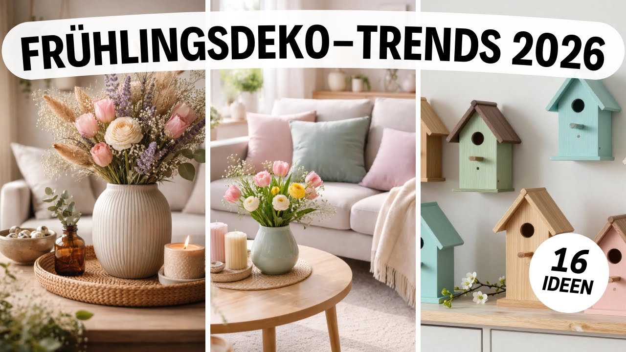 Diese 16 Fr&uuml;hlingsdeko-Trends 2026 machen jede Wohnung sch&ouml;ner