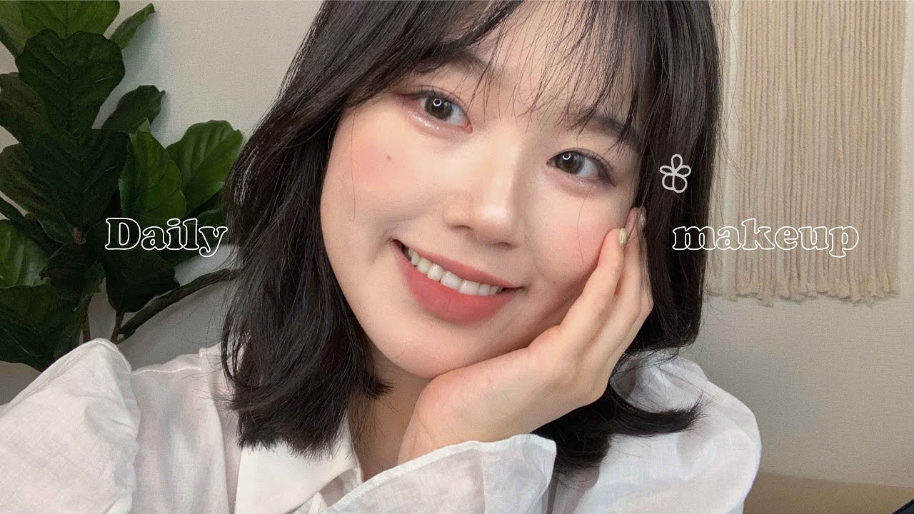 eng) 같이 준비하실래요? 흑발 염색 기념 데일리 메이크업을 찍어보았슴니다,,🌸 (feat. 아마도 가을웜)