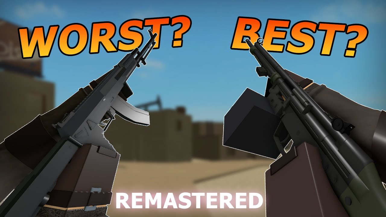 LMGs - From Worst to Best [REMASTERED] (Phantom Forces)