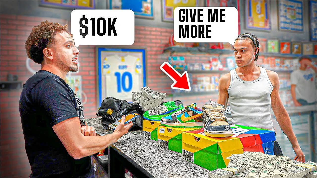 SPENDING $1 MILLION IN 2 HOURS... (INSANE SNEAKERS)