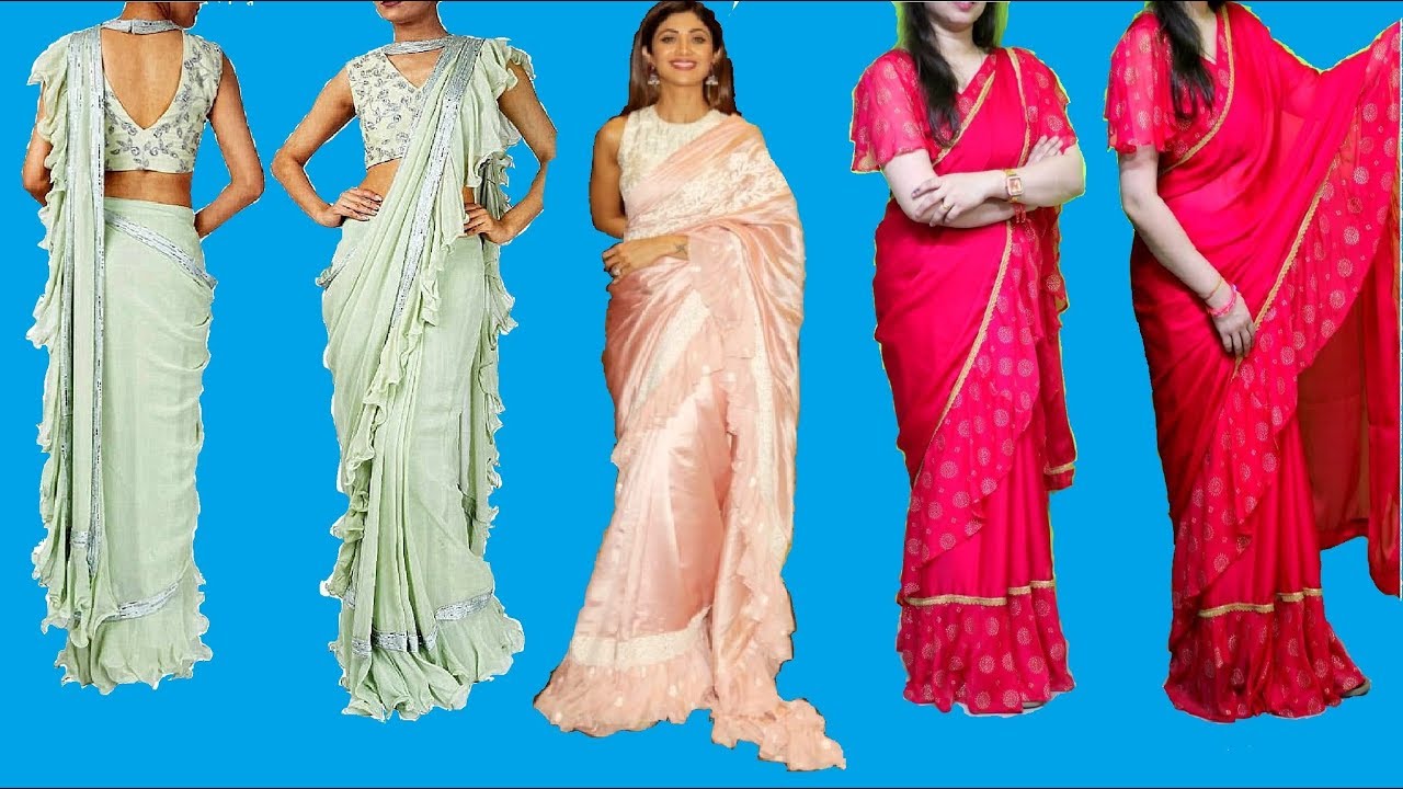 How to make Frill Saree / Ruffle Saree at Home | फ्रिल / रफल साड़ी बनाना सीखे | Krishna Creation