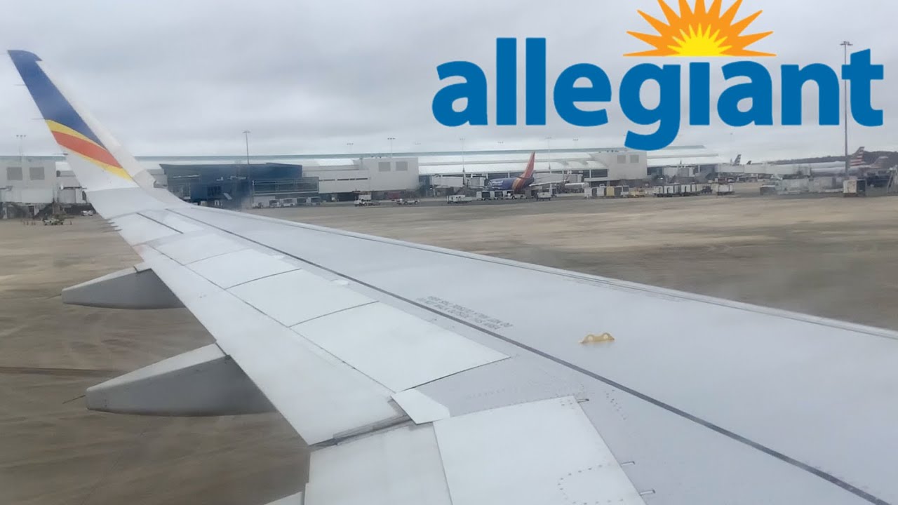 Foggy Allegiant A320-200 Landing In Jacksonville (JAX)!
