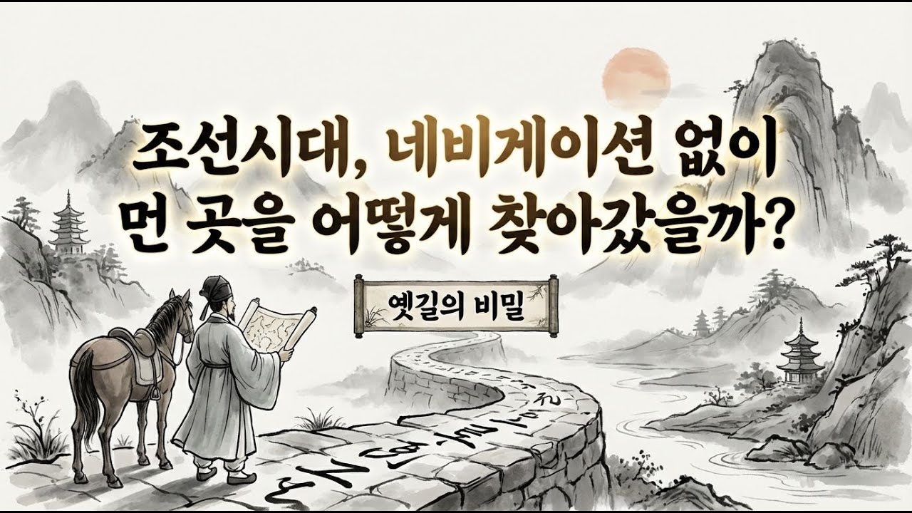 [궁금 한국사] 조선시대, 네비게이션 없어 먼 곳을 어떻게 찾아갔을까? | 역사 오디오북|