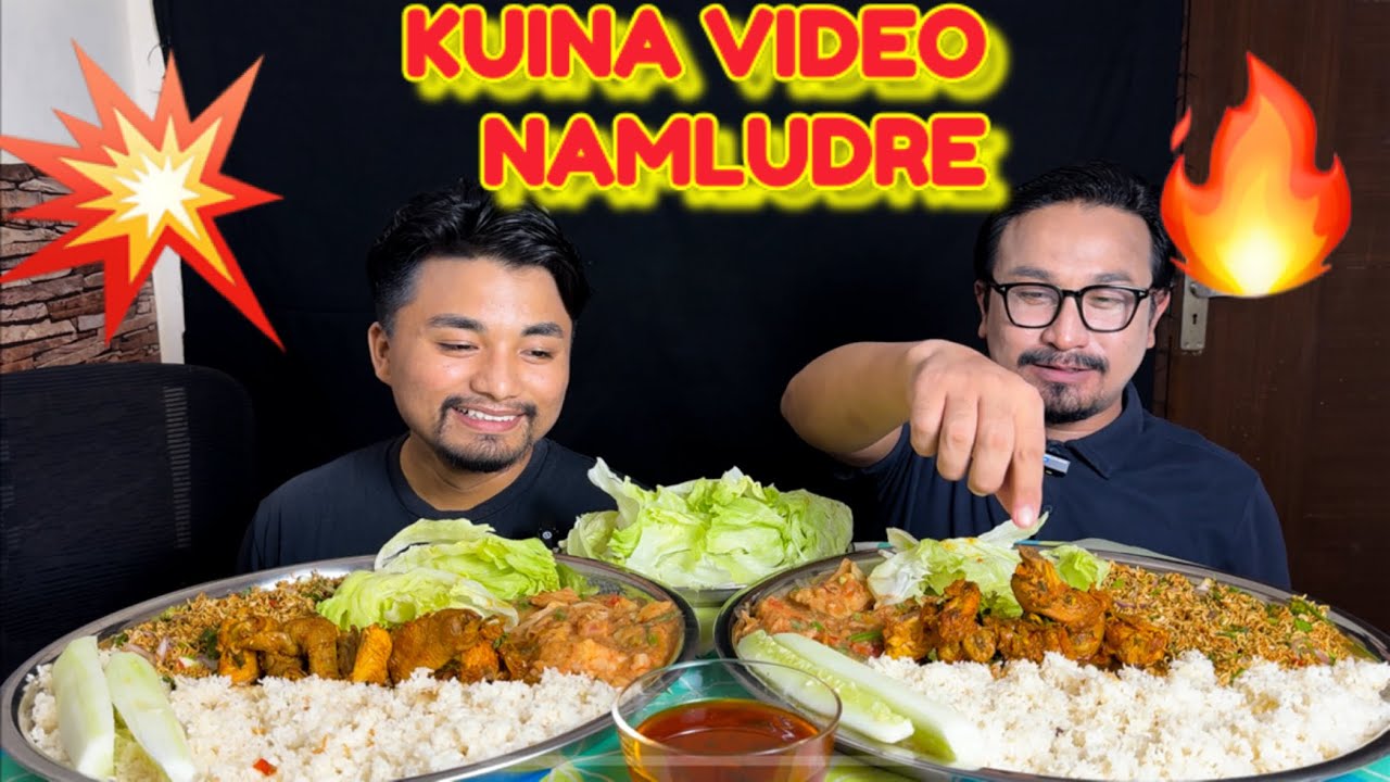 World’s Biggest Thali Eating Challenge | Chicken, Salad, Soibum Eronba Mukbang