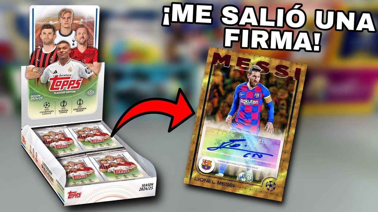¡LA PRIMER COLECCION DEL AÑO! - Topps UEFA Club Competitions 2024-25 Hobby Box