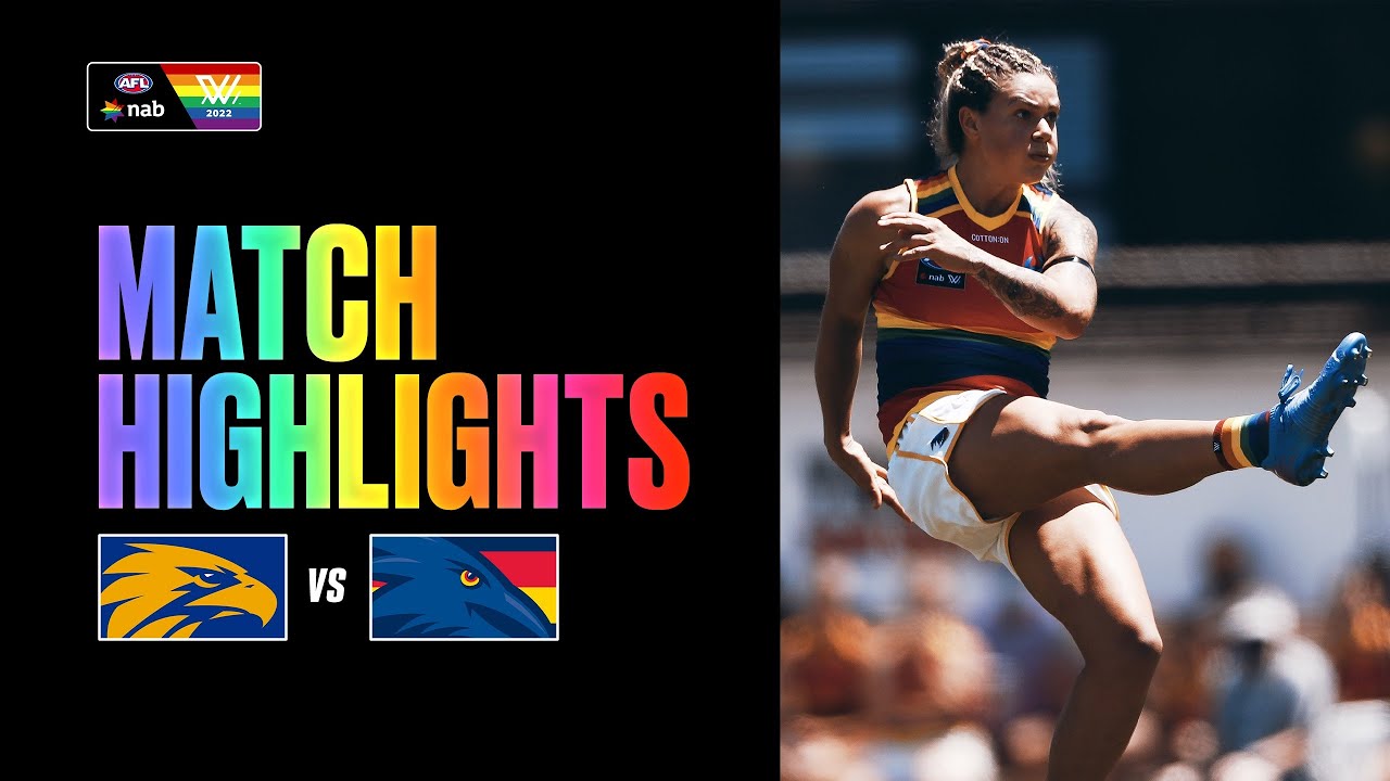 West Coast v Adelaide Match Highlights | Round 3 | 2022 NAB AFL Women's Competition