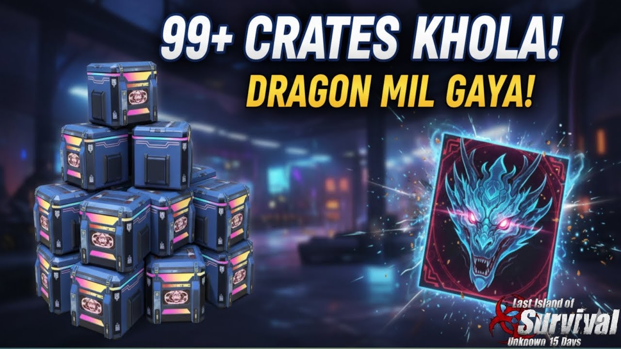 UNBELIEVABLE! 99 Workshop Crates vs My Luck | Last Island of Survival