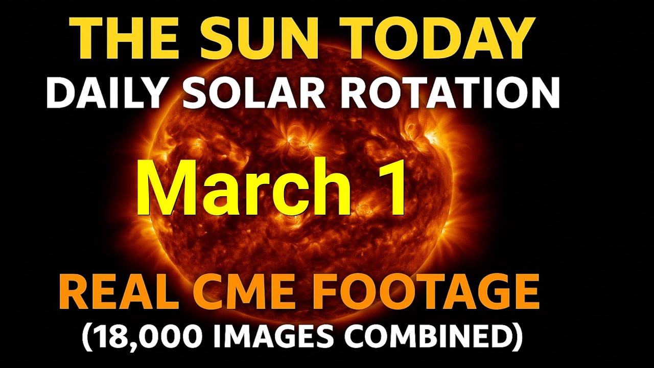 🌤 ☀️ Солнце Сегодня: Ежедневное Вращение и Реальные CME Кадры (18 000 изображений)