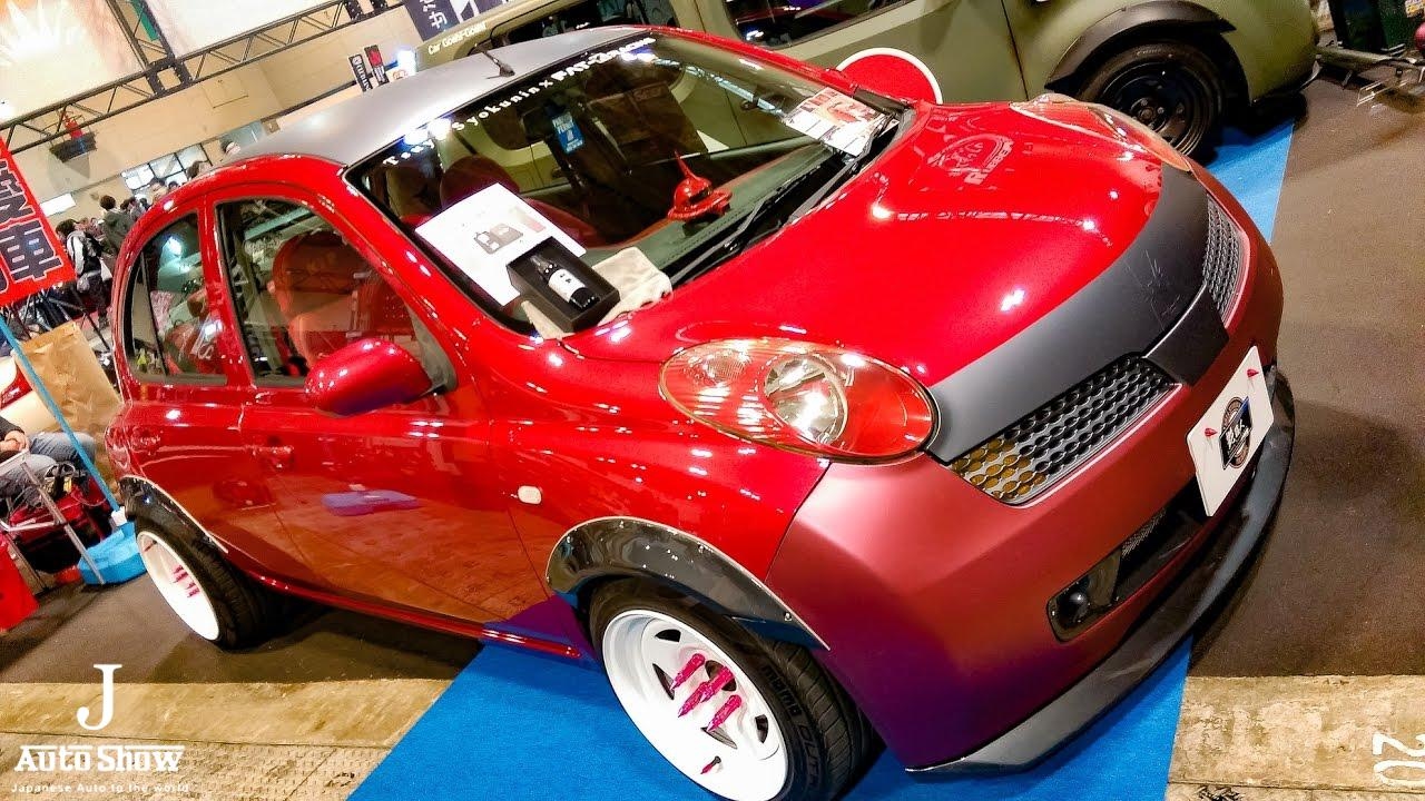(HD)NISSAN MICRA K12 MARCH modified 日産マーチカスタム - 名古屋オートトレンド2017