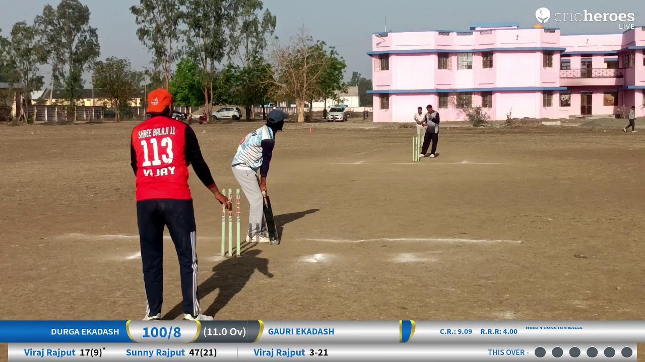 Durga Ekadash vs Gauri Ekadash live cricket match | Chetra Navratri Trophy live - Model Cricket Gro