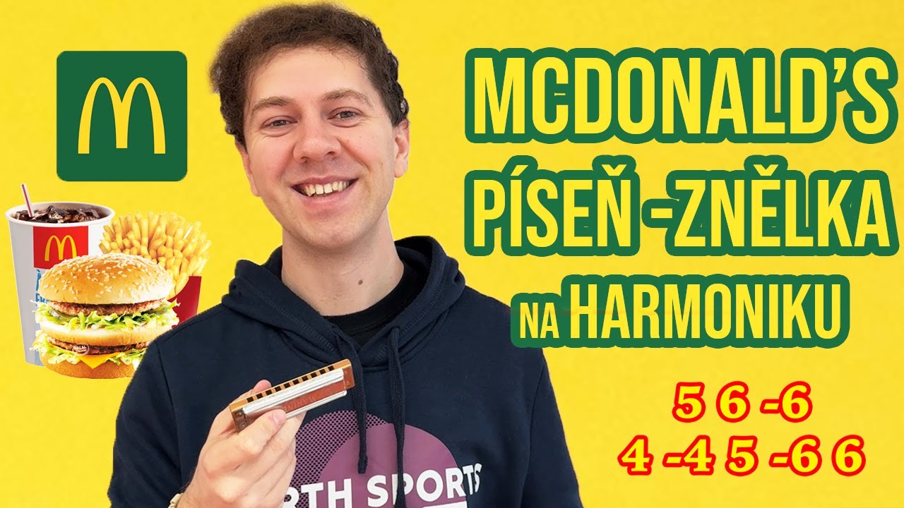 Jak zahrát McDonald’s píseň - Foukací Harmonika (Jednoduchý Návod Tutoriál)