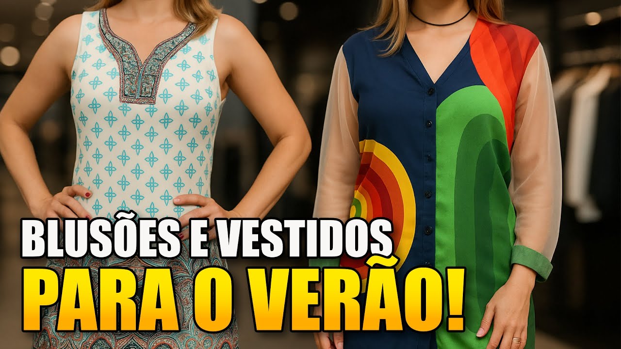 3 Ideias de Blusões e Vestidos para Dias Mais Quentes - DIY