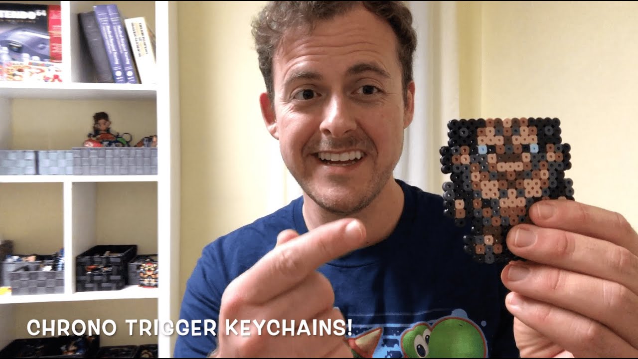 How to make Chrono Trigger Perler Bead Keychains! #chronotrigger #perlerbeadart