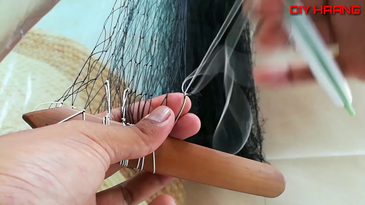 สอนสานแห ສອນສານແຫ  : วิธีดามแห่งผูกเพาแห Netting Fish