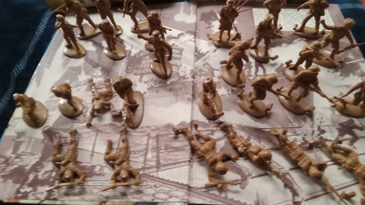Matchbox  Afrika  Korps and British 8th Army, 1/32nd scale.