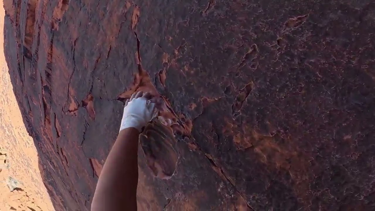 Great red book 5.8 trad climb 