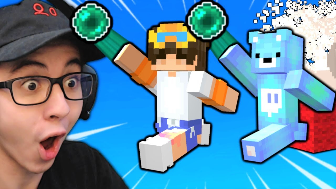 Обучаю NotNico, как использовать Ender Pearl Clutch в Minecraft Bedwars...