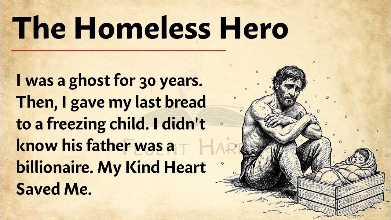 The Homeless Hero 🎧 Learn English With Story || English Listening Practice 