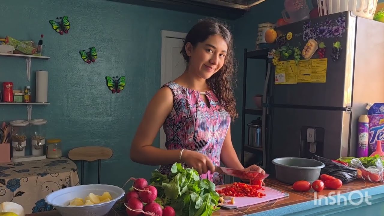 😱VEAN LA REACCIÓN DE YESLIN AL VER QUE LE HISE SU POLLO EN CREMA 🤔