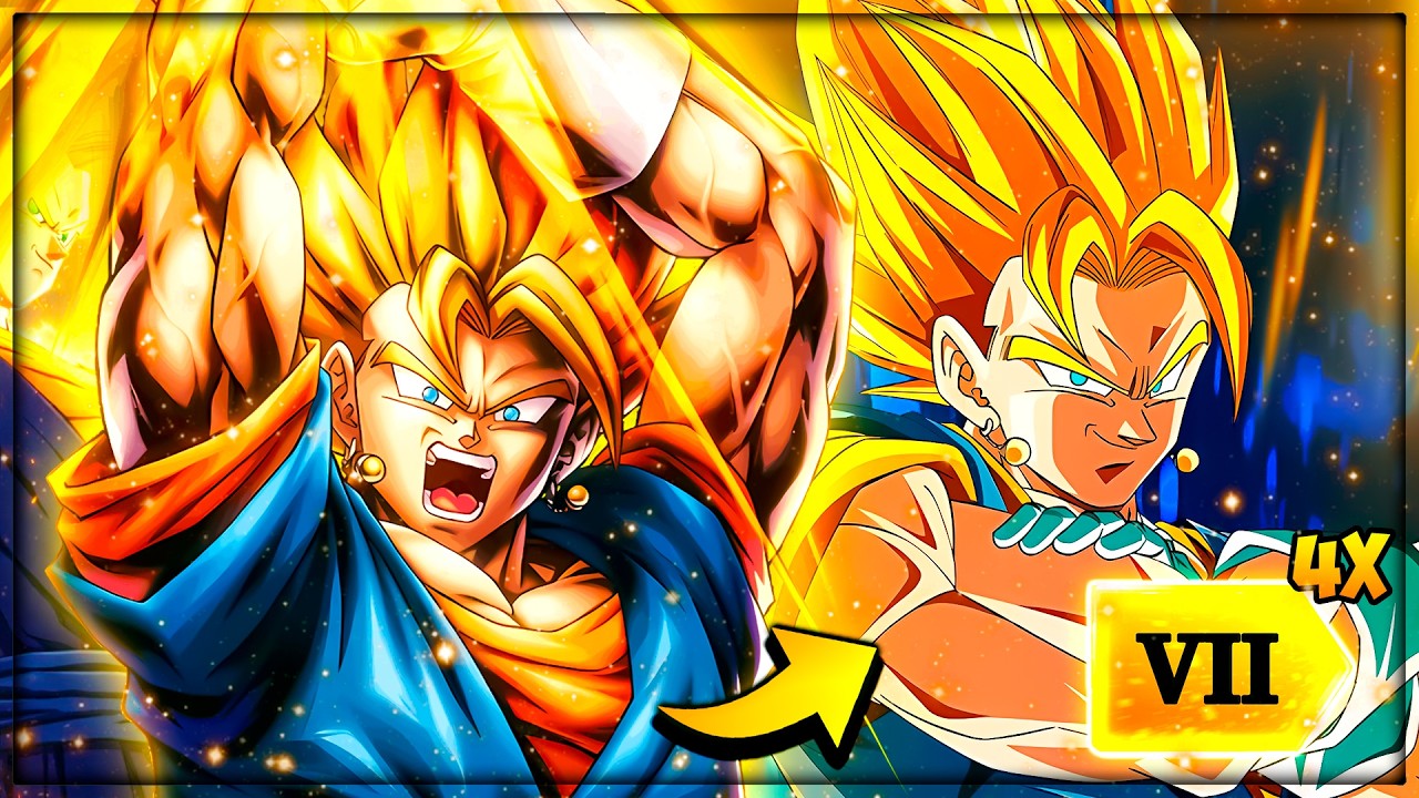 QUE DANO ABSURDO É ESSE? EU DEIXEI O SUPER VEGITO LEGEND INSANO - Dragon Ball Legends