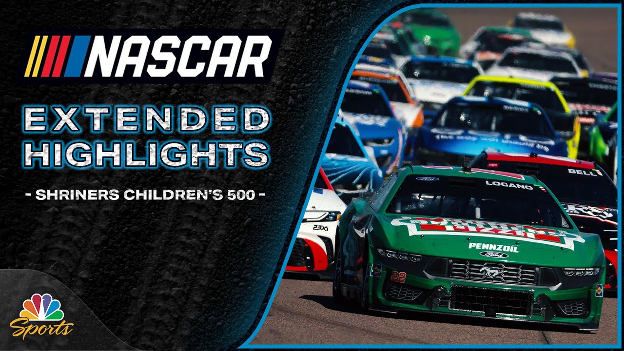 NASCAR Cup Series 2025: Shriners Children's 500 | EXTENDED HIGHLIGHTS | 3/9/25 | Motorsports on NBC