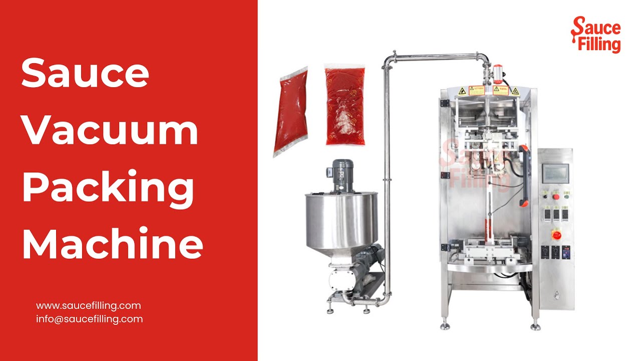 Sauce Vacuum Packing Machine | Leak-Proof & Extended Shelf Life Packaging Solution