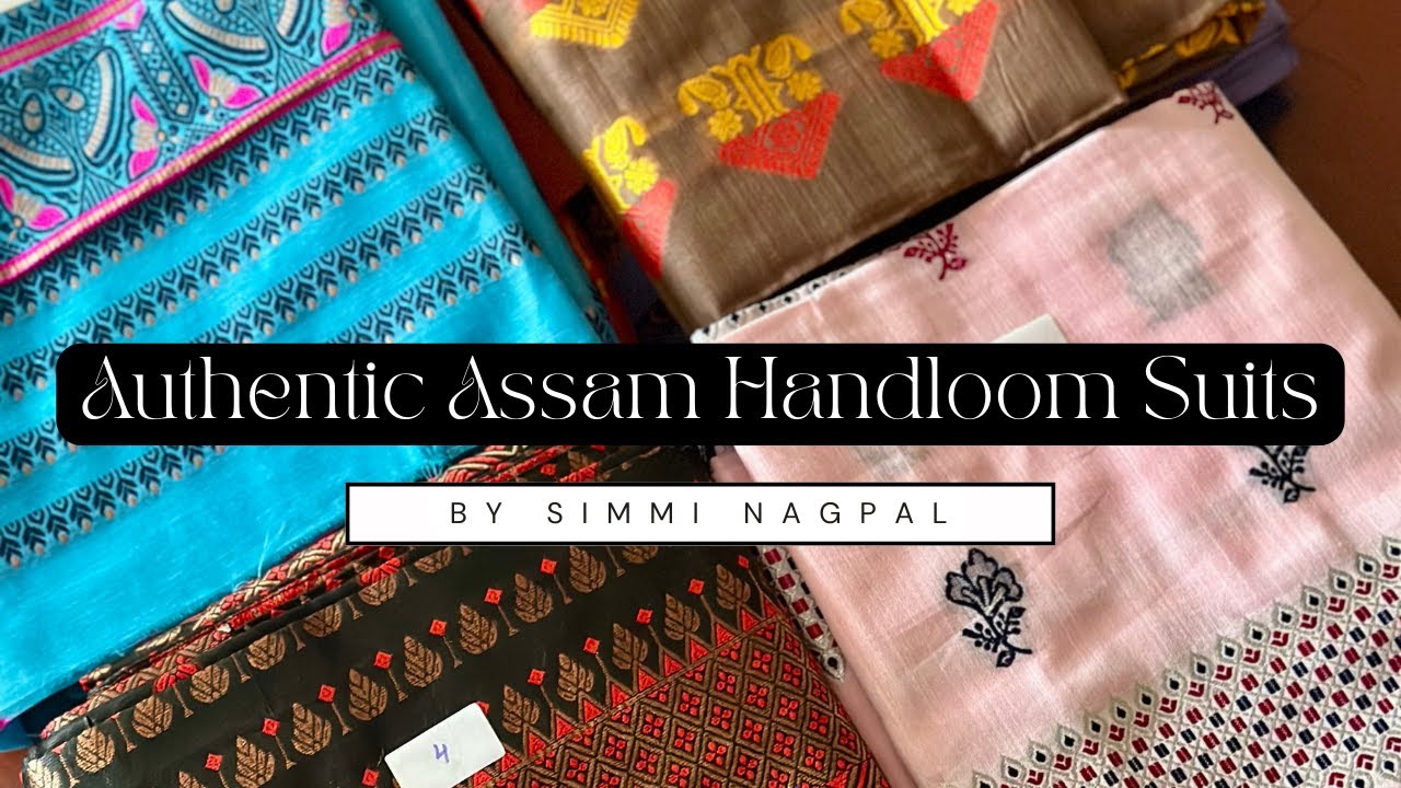 🔴 LIVE: Authentic Assam Handloom Suits | Multi-Coloured Embroidery & Cotton Silk Weaves 2026