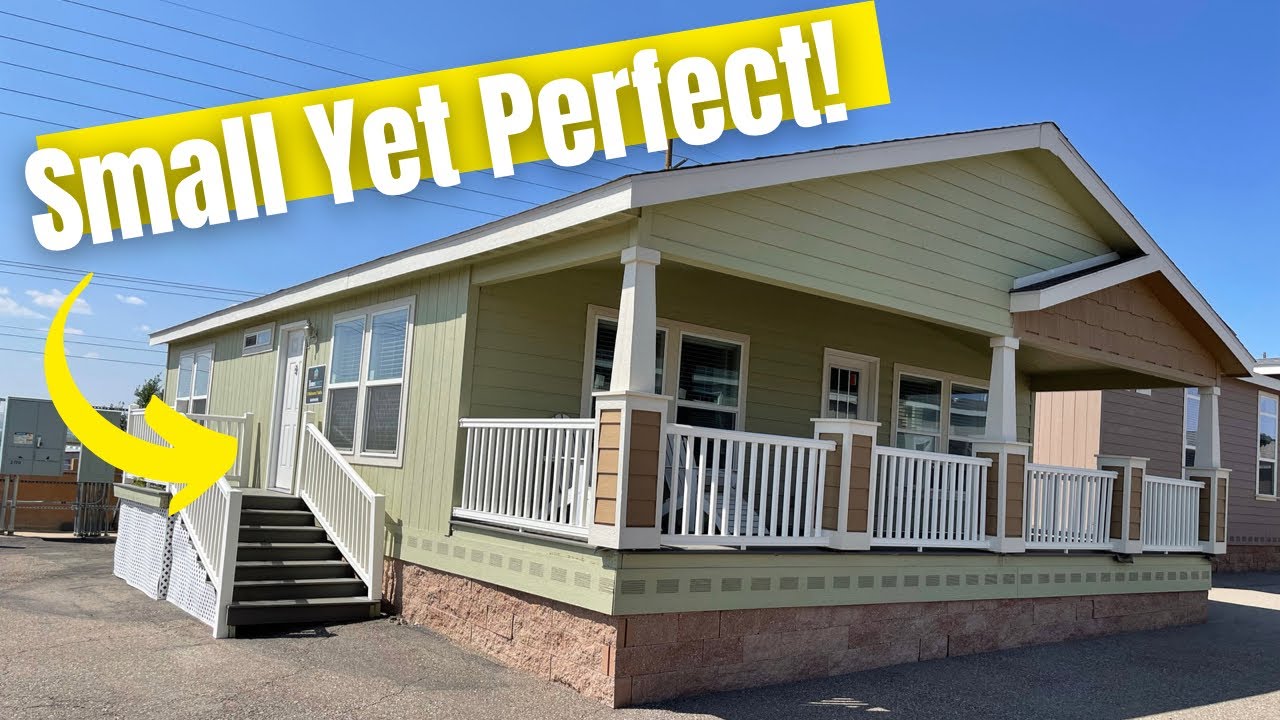 Smaller Yet Incredible Double Wide MOBILE HOME w/ Huge Covered Porch