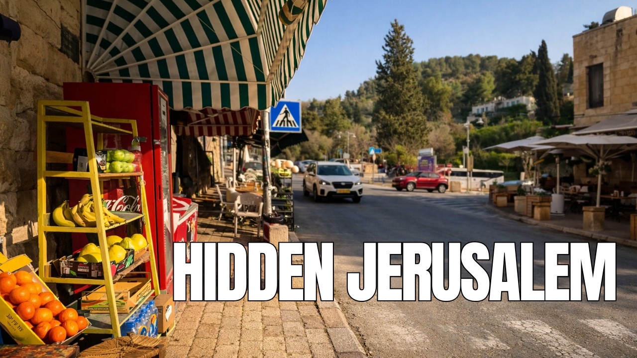 Hidden Side of Jerusalem | Ein Karem Walk 4K