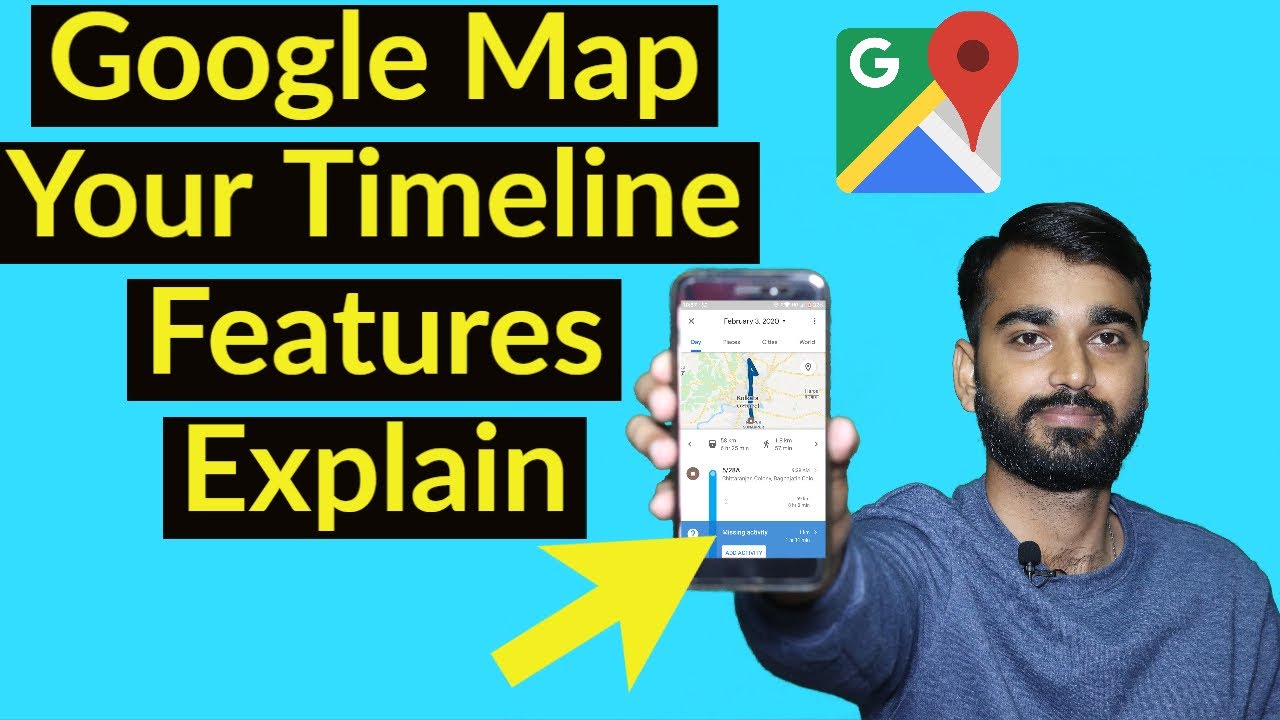 Google Map Your Timeline Features Explain | How to use your Timeline on Google Map | technoZee