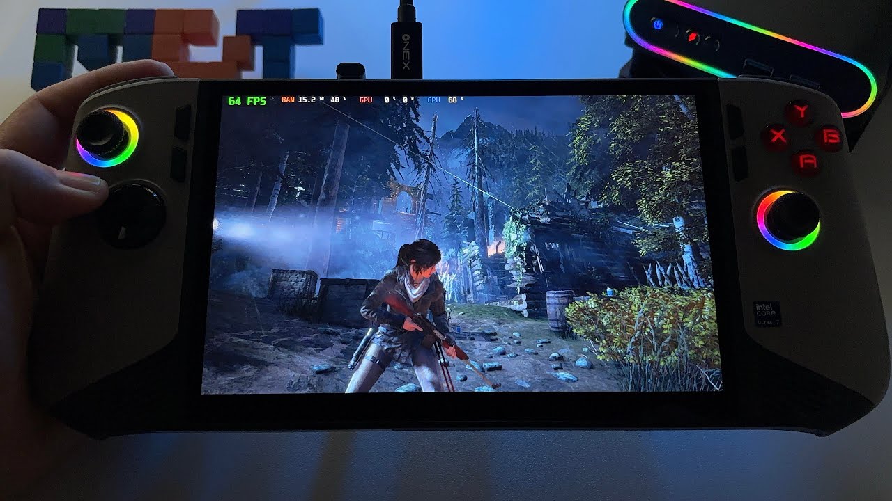 Rise of The Tomb Raider | MSI Claw 8 AI+ OneXGPU AMD Radeon RX 7600M XT