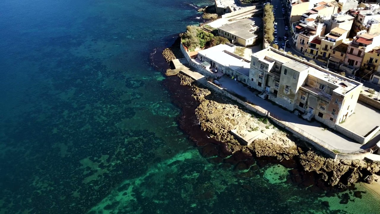 Lungomare Aspra (Palermo Sicily) Drone