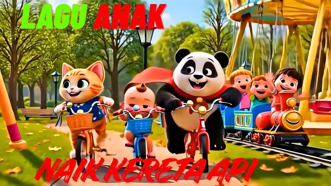 naik kereta api tut tut | lagu anak anak indonesia
