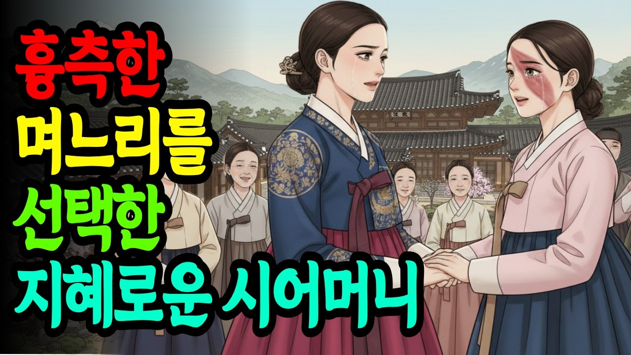 흉측하고 못생긴 며느리를 선택한 지혜로운 시어머니｜야담｜야사｜민담｜옛날이야기｜