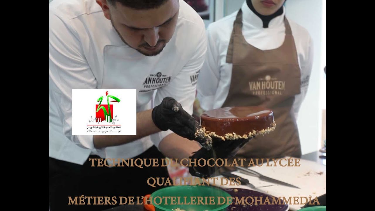 CHOCOLAT VAN HOUTEN au lycée qualifiant des metiers de l'hotellerie de mohammedia